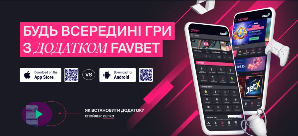 мобільний додаток казино favbet