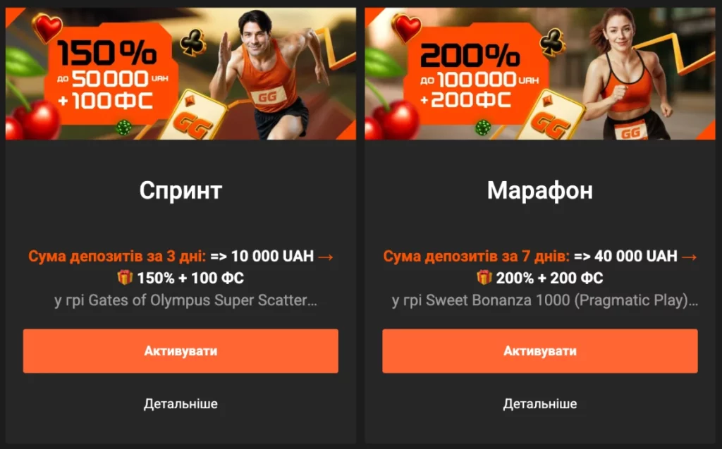 акції в казино ggbet