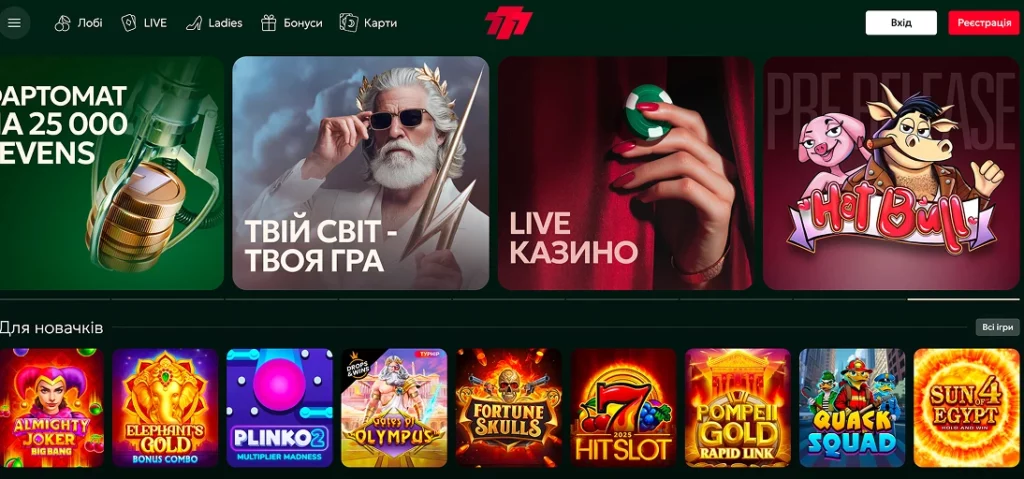 Огляд казино 777 ua